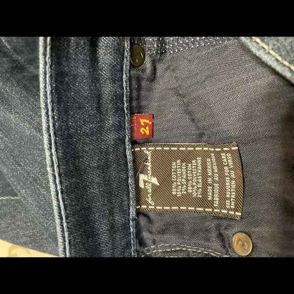 ❤️🤍💙 NWOT 7for all mankind womens jeans - Picture 8 of 8